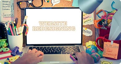 Clickable image link for Website Redesigning Services